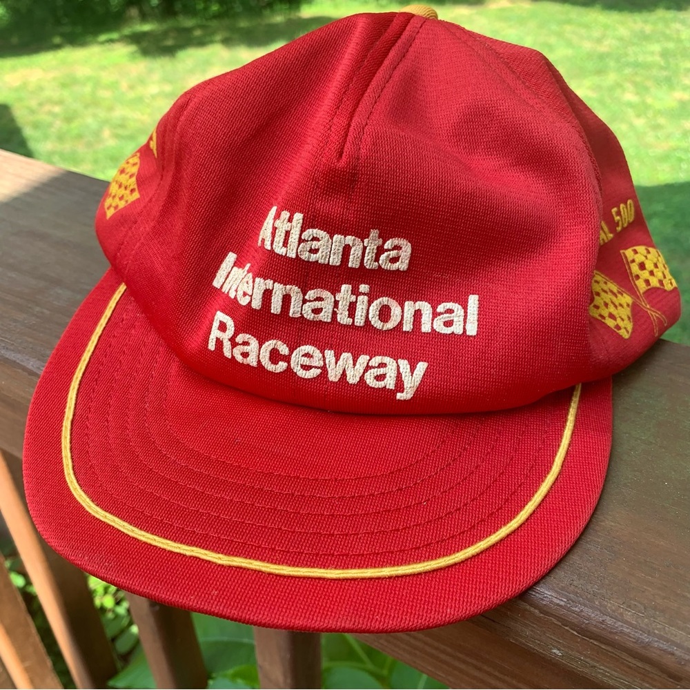 Vintage 80s Atlanta Raceway Coca Cola 500 Hat